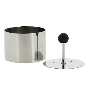 Кольцо для формовки салата с прессом 48169 000000000001091554