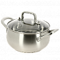 Кастрюля BULBA 2,2л ПОСУДА ЦЕНТР, нержавеющая сталь, двойное дно, PC05389