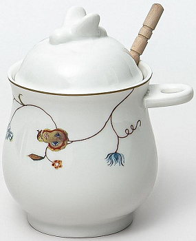 Баночка для мёда BALSFORD ЛАТОНА ПЕРСИЯ с ложкой  подарочная упаковка фарфор 104-03136 000000000001204625