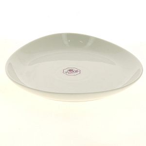 Тарелка обеденная 25см TUDOR ENGLAND Royal White белый фарфор 000000000001181756