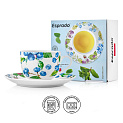 Пара чайная 220мл/15см ESPRADO Gusto фарфор 000000000001208344