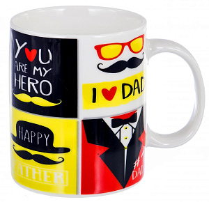 Кружка 350мл OLAFF Моему папе подарочная упаковка фарфор 000000000001184081