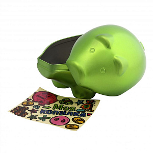 Декоративная фигура 11х8,2х9см ФЕНИКС-ПРЕЗЕНТ Копилка металл 000000000001179863