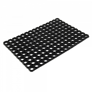 Коврик придверный 40х60х1,6см VORTEX ячеистый грязесборный резина 000000000001014916