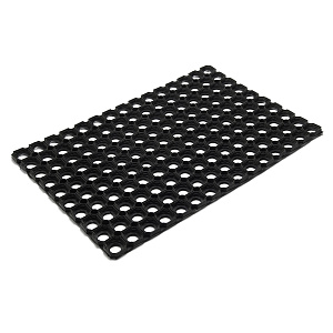 Коврик придверный 40х60х1,6см VORTEX ячеистый грязесборный резина 000000000001014916