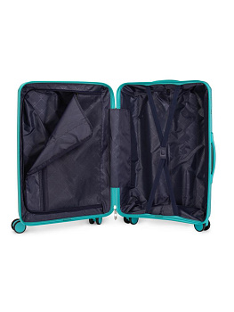 Чемодан на колесах M (42х26х65см) ромб тиффани PP 000000000001226547