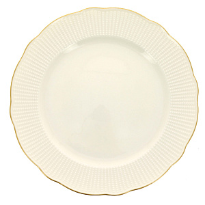 ILAY Тарелка десертная 21 см, Отводка золото, костяной фарфор BNILY21DU520 000000000001189475