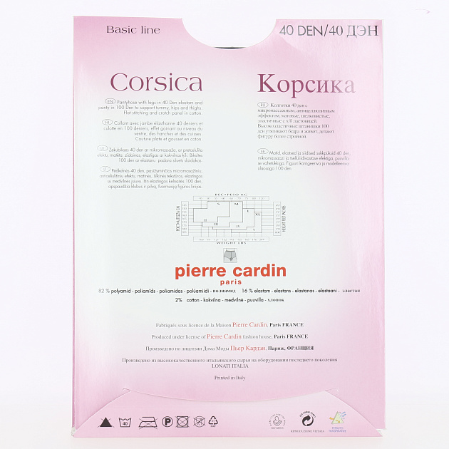 Колготки женские 40ден р.3 PIERRE CARDIN Corsica Nero 000000000001073304