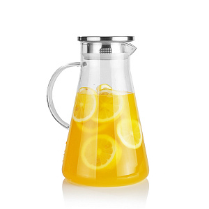 Чайник заварочный 1,8л ND PLAY с металлической крышкой стекло 000000000001212256