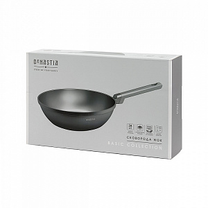 Сковорода Вок 28см DE'NASTIA серый алюминий 000000000001223618