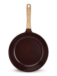 Сковорода 26см МАГИЯ ВКУСА керамическая индукция темный шоколад/капучино алюминий 000000000001228699