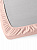 Простыня на резинке 200х200+25см DE'NASTIA розовая трикотажная 100% хлопок 000000000001211333