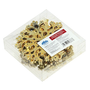 Набор декоративных украшений СнежинкаПосуда Центр, 8 см, 6 шт. 000000000001161805