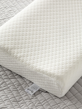 Подушка анатомическая 60x40x12/10см DE'NASTIA Dream мемори с валиком белый полиэстер/пенополиуретан 000000000001226889