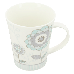 Кружка 370мл MILVIS Цветок перламутр фарфор 000000000001208587