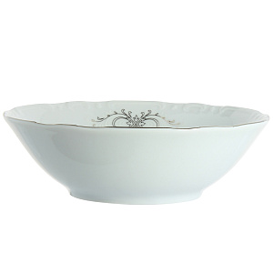 Салатник Серый Орнамент Люкс Хауз, 13 см 000000000001063492