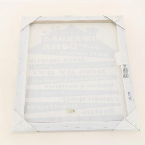 Картина на холсте 40х50см ПОСТЕР-ЛАЙН Правила дома Экологически чистые материалы и высококачественная печать делают изображение ярким и красочным 000000000001206831