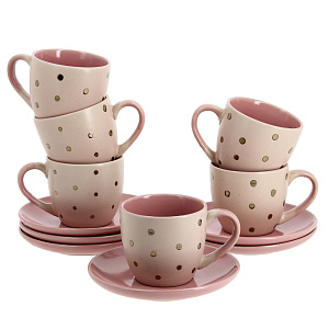 Чайный набор Agness, 220мл, 12 предметов 000000000001166335