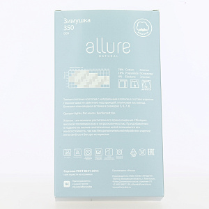 Колготки женские ALLURE Зимушка 350 nero 3 000000000001214508