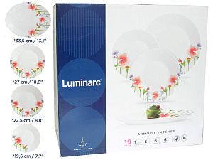 ARMOISE INTENSE Набор столовой посуды 19 предметов LUMINARC N8847 000000000001182553