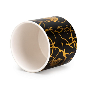 Кашпо 10х9см 0,45л Марбл керамика 000000000001225873