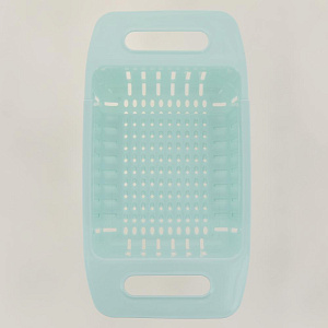 Дуршлаг 48х38см VERDEдля овощей в раковину универсальный бирюза полипропилен 000000000001205686