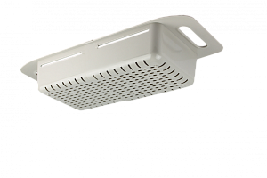 Дуршлаг 48х38см VERDE для овощей в раковину универсальный белый полипропилен 000000000001205683