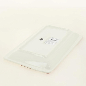 Блюдо сервировочное 30х18см LUCKY Маки прямоугольное (большое) керамика 000000000001208732