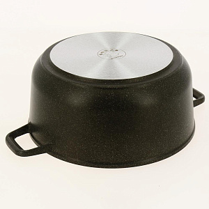 Кастрюля 3л TIMA Мускат стеклянная крышка утолщенное дно ИНДУКЦИЯ алюминий 000000000001190503