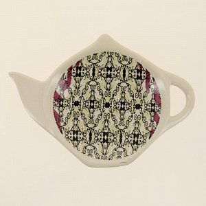 Набор подставок6шт под чайные пакетики керамика Дхарави подарочная упаковка Elrington KR-SCG057-1157 000000000001197956