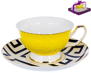 Пара чайная 200мл/блюдце BALSFORD Палитра Янира солнце фарфор 000000000001185935