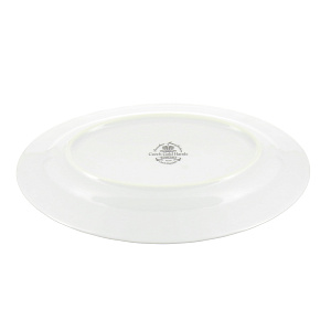 Овальное блюдо Платиновый вензель Porcelaine Czech Gold Hand s.r.o., 26 см 000000000001136178