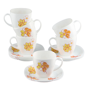 Чайный набор Fresh Garden Yellow Luminarc, 220мл, 12 предметов 000000000001120173