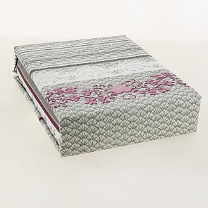 Комплект постельного белья 2-спальный ПОСУДА ЦЕНТР абстрак и лилии креп-жаткаПЭ 000000000001188943