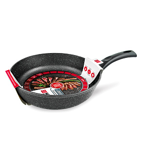 Сковорода 28см НЕВА МЕТАЛЛ ПОСУДА Литая Индукция Гранит алюминий 000000000001218667