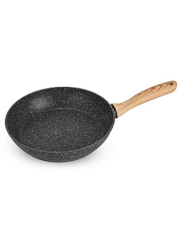 Набор посуды для приготовление 3 предмета (сковорода 24см/кастрюля 6л/крышка 24см) серый алюминий 000000000001229788