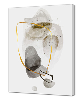 Картина на холсте (канвас) 40х50см Молекула1 000000000001214940