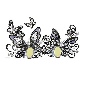 Двойной стикер крючок Бабочки Room Decoration 000000000001127372