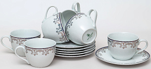 Набор чайный 12 предметов (чашка 220мл-6шт/блюдце-6шт) BALSFORD БРИСТОЛЬ КЕВИН подарочная упаковка фарфор 000000000001206639