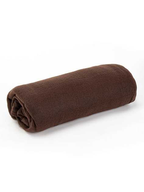 Плед 160х120см FORA плотность 130гр/м шоколадный полиэстер 000000000001229006