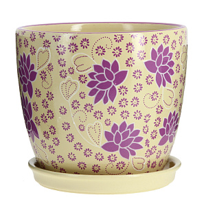 Цветочный горшок Almas, 1.5л, керамика 000000000001171943