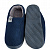 Туфли домашние-тапки р.42-43 LUCKY с пяткой темно-синий вельвет полиэстер 000000000001214567