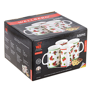 WELLBERG Набор кружек 5 предметов Wellberg керамика WB-42503 000000000001172373