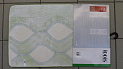 Коврик для ванной комнаты, 50*80 см, акрил, Curved Lines, green, IDDIS, 402A580I12 000000000001161393