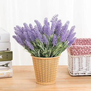 Цветок искусственный Лаванда 33см сиреневая 000000000001218318
