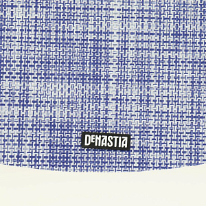 Салфетка сервировочная 45x32,5см DE'NASTIA Овал бирюза меланж 75%пвх 25%полиэстер 000000000001207445