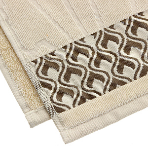 Полотенце банное Листья, 70х120 см 000000000001176704