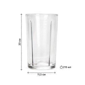 Набор для воды GARBO GLASS (кувшин 1,7л/стакан 215мл-4шт) стекло 000000000001217350