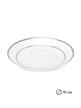 Набор чайный 12 предметов ANGELICA с серебром фарфор 000000000001219779