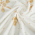 Плед Этель "Золотые снежинки" белый 150х200см, 100% полиэстер, корал-флис 220гр/м2 4566523 000000000001202378
